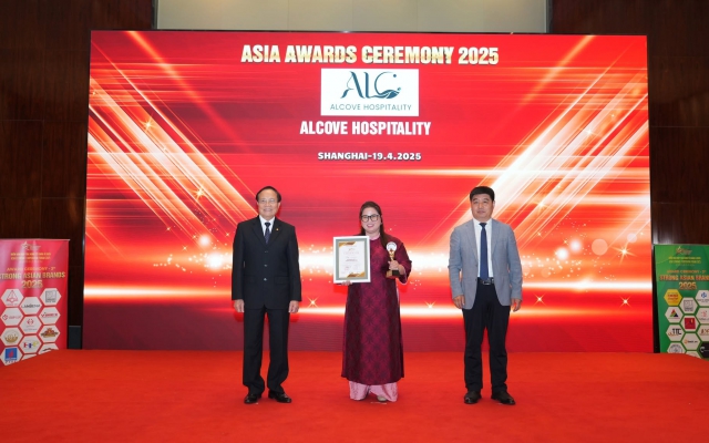 ALCOVE HOSPITALITY ĐƯỢC VINH DANH LÀ TOP 10 THƯƠNG HIỆU MẠNH CHÂU Á